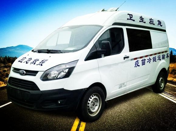 Ford V362 Vaccine Cold-chain Vehicle — Configuration reference from the proposal; photographs may illustrate a reference vehicle