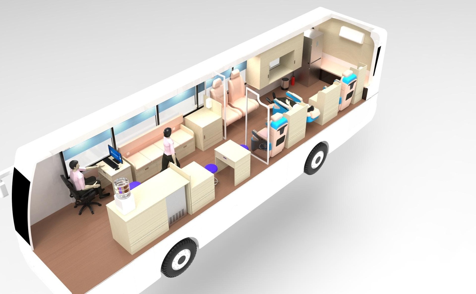 10.5 m Non-powered Blood Collection Unit — Proposal rendering