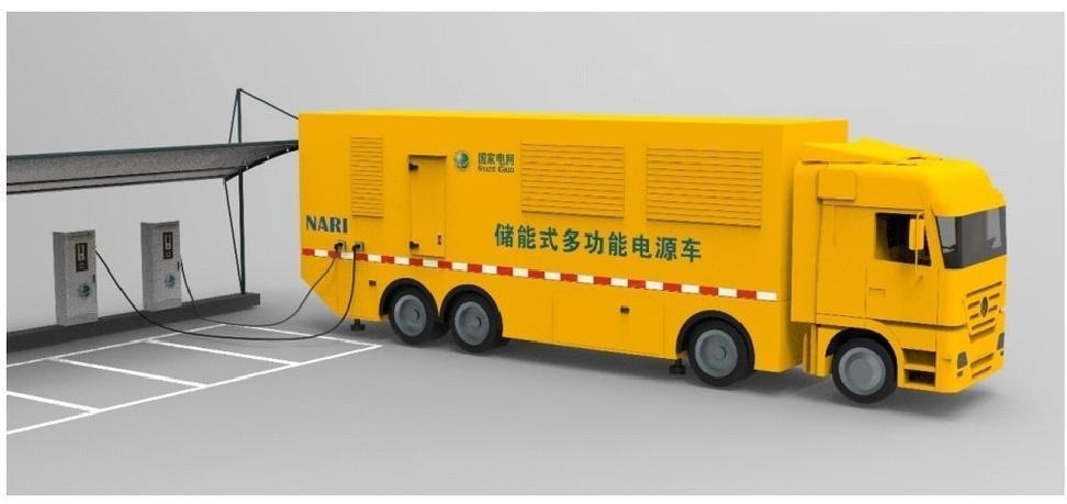 Battery Energy Storage Vehicle — Proposal rendering