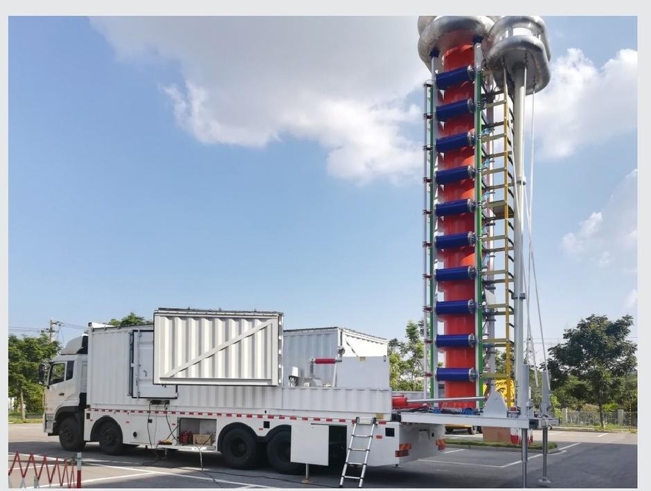 Impulse Withstand-voltage Test Vehicle — Portfolio photograph