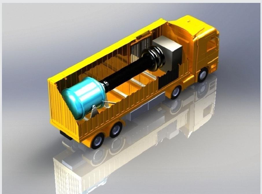 750 kV Partial-discharge-free Test Vehicle — Proposal rendering