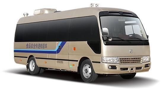 Golden Dragon Coaster Food Testing Bus — Photo / design reference from the company proposal