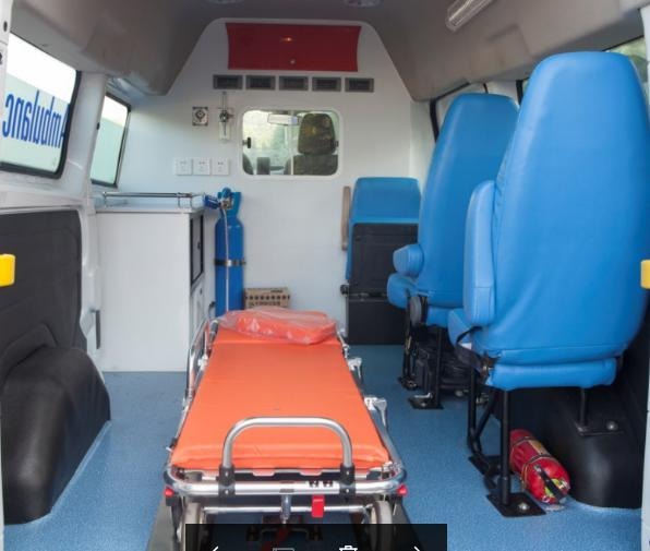 JMC Teshun Long-wheelbase Ambulance — Configuration reference from the proposal; photographs may illustrate a reference vehicle