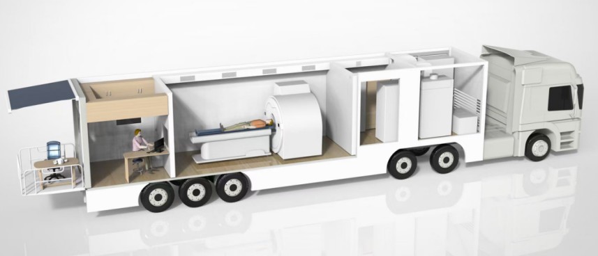 Mobile MRI Semi-trailer: vehicle, equipment or layout reference from the product series.