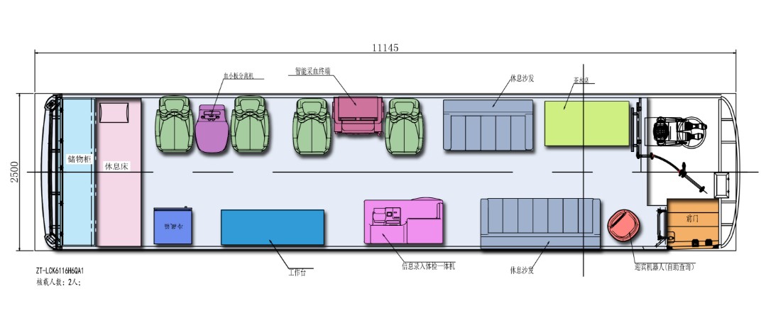 Blood Collection Bus: vehicle, equipment or layout reference from the product series.